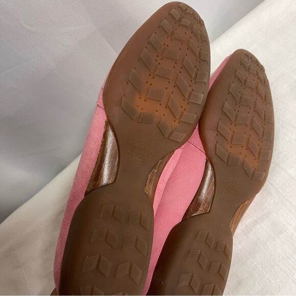 Geox Respira Pink Suede loafers - Picture 6 of 8